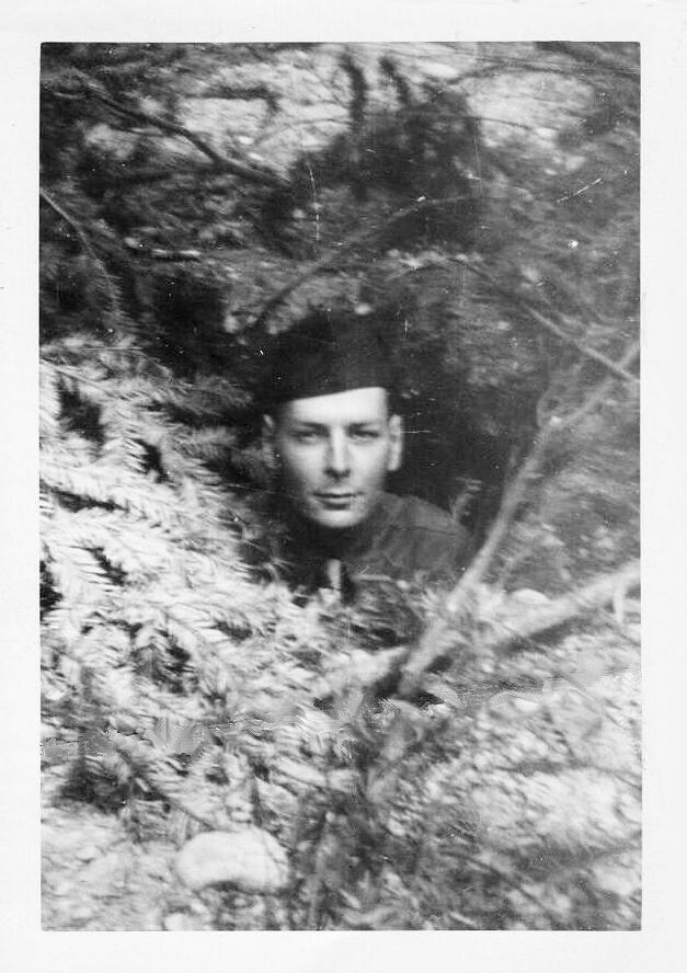 Jim Minn - Looking Out Of a Fox-Hole, Fort Lewis, Washington, May 1943